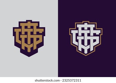 Monogram letter GM or MG with interlock style good for brand, clothing, apparel, streetwear, baseball, basketball, football and etc
