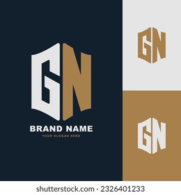 Monogram letter GN or NG with modern style good for brand, clothing, apparel, streetwear, baseball, basketball, football and etc