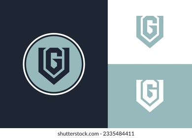 Monogram letter GV or VG with modern style good for brand, clothing, apparel, streetwear, baseball, basketball, football and etc