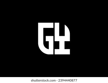 Monogram Letter GY Logo Design vector template