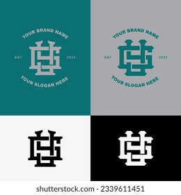 Monogram letter GY or YG with interlock style good for brand, clothing, apparel, streetwear, baseball, basketball, football and etc