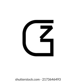 Monogram Letter GZ Corporate Template