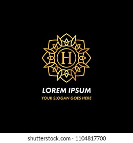 Monogram Letter H Logo Concept