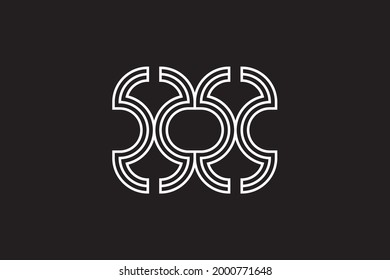 Monogram letter H logo. unique, simple and easy to remember. very suitable for brands, businesses, icons, initials, businesses, companies and others