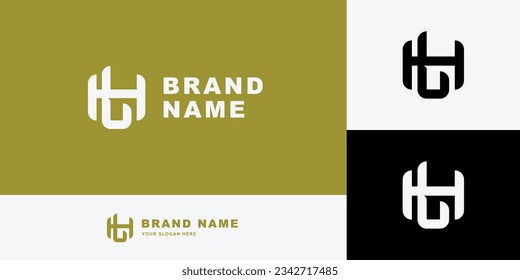 Monogram letter HL or LH with interlock style good for brand, clothing, apparel, streetwear, baseball, basketball, football and etc