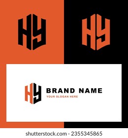 Monogram letter HY or YH with modern style good for brand, clothing, apparel, streetwear, baseball, basketball, football and etc