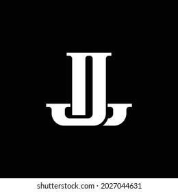 Monogram Letter Initial J L JL LJ Logo Design Template. Suitable for General Sports Fitness Construction Finance Company Business Corporate Shop Apparel in Simple Modern Style Logo Design.