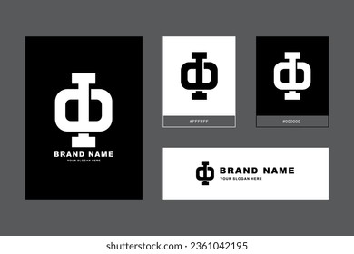 Monogram letter IO or OI with interlock style good for brand, clothing, apparel, streetwear, baseball, basketball, football and etc
