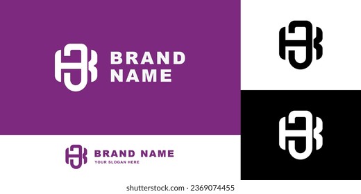 Monogram letter JK or KJ with interlock style good for brand, clothing, apparel, streetwear, baseball, basketball, football and etc