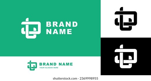 Monogram letter JL or LJ with interlock style good for brand, clothing, apparel, streetwear, baseball, basketball, football and etc