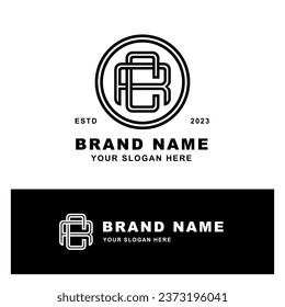 Monogram Letter JR oder RJ mit Interlock-Stil, gut für Marke, Kleidung, Kleidung, Straßenbekleidung, Baseball, Basketball, Fußball usw.