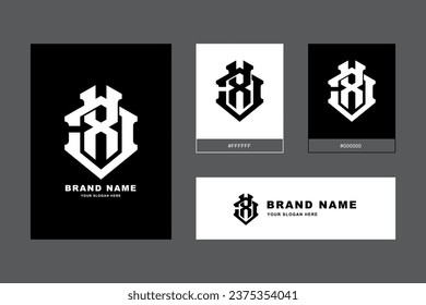 Monogram letter JX or XJ with interlock style good for brand, clothing, apparel, streetwear, baseball, basketball, football and etc