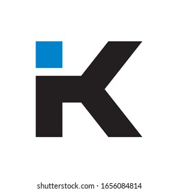 Monogram Letter K Business Company Vector Logo Design