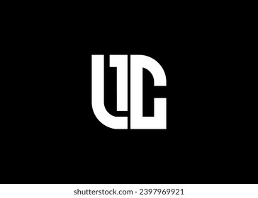 Plantilla de vector de diseño de logotipo LC para carta monográfica