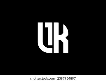 
Monogram Letter LK Logo Design vector template