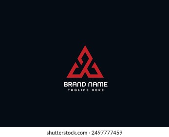 Monogram letter logo design template