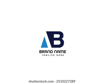 Monogram letter logo design template