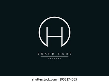 Monogram Letter Logo Icon HO Or OH