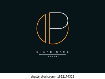 Monogram Letter Logo Icon PO Or OP