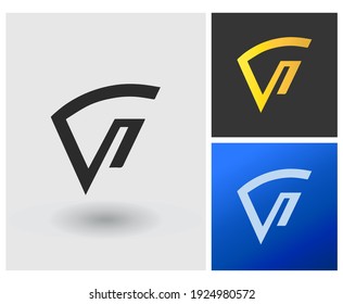 Monogram letter logo initial GV template idea