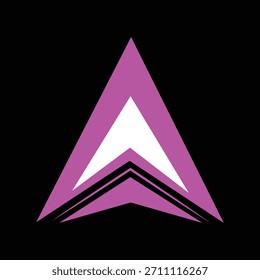 Monogramm A Buchstabe Logo-Stil