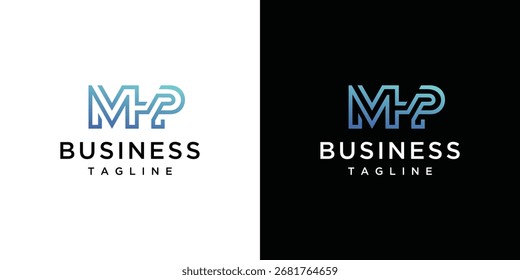 Los logotipos de letras Monogram se crean con líneas de diseño para un negocio lujoso, elegante y simple.