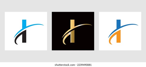 Monogram I Letter Logotype Symbol. Letter I Logo Design Template
