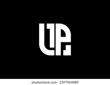 
Plantilla de vector de diseño de logotipo LP de carta monograma