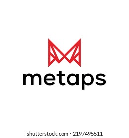 Monogramm-Buchstaben M Logo-Design
