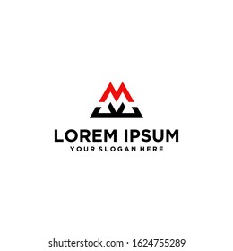 monogram letter M logo designed for the company
