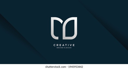 Logotipo de letra monograma M con moderno concepto creativo fresco para la parte inicial o la empresa Parte 2