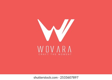 Diseño del logotipo de la marca de la letra del monograma que presenta la solución elegante y de Profesional de la marca de la letra 'W' para la identidad personal o empresarial