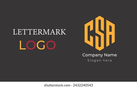 Monogramm- und Briefmarken-Logo-Design für Unternehmen und Marke in Kreis-Polygon und Abzeichen-Form 
