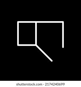 plantilla de diseño de logotipo mq de letra monográfica