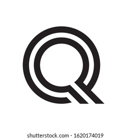 Monogram Letter Q Business Company Vector Stock Vector (Royalty Free ...