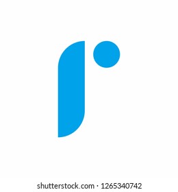 Monogram Letter R Business Company Vector Logo Design