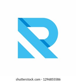 Monogram Letter R Business Company Vector Logo Design