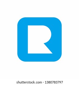 Monogram Letter R Business Company Vector Logo Design