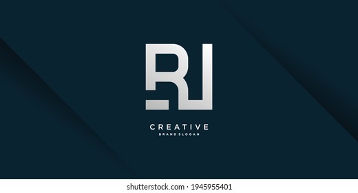 Logotipo de letra monogramo R con un moderno concepto en negrita para el inicio o la empresa Parte 9