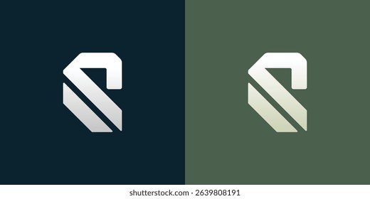 Monogram letter R logo with modern bold concept for initial or company