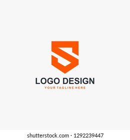 Vector de diseño del logotipo S