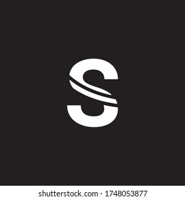 Vector de diseño del logotipo de la letra monográfica S. Diseño de logotipo de carta S