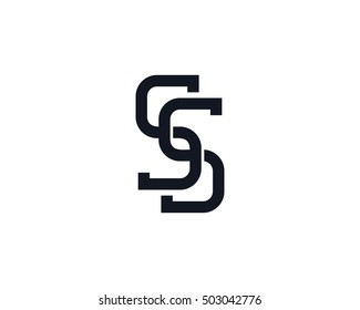 Monogram Letter S Logo Design Template