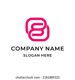 SB-Logo-Design mit Monogramm-Buchstaben