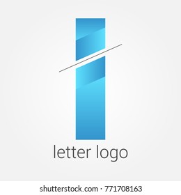 Monogram Letter i Simple Company Logo