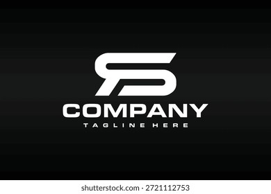 das Logo des Monogrammbuchstaben SR