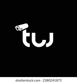Diseño del logotipo TW de la letra monográfica. Logo en blanco y negro. Usable para logotipos de empresas. Plantilla de diseño de logotipos de vectores planos