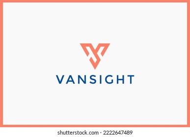 Logo-Design für Monogramm-Buchstaben V und S