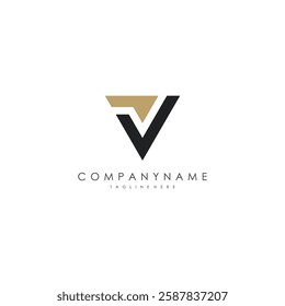 monogram letter V vector logo. concept logo