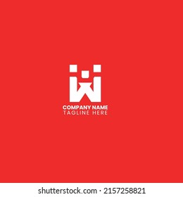 Monogram Letter W logo or icon